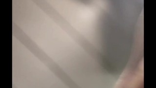 its just me masturbating my big uncircumsized penis in random public spaces