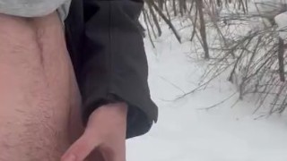 Teen On Hiking Trail Unloads