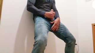 Watch as I Pulse My Ass and Masturbate my cock in My Friend's Home - Hotsportfitboy