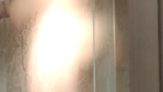 CHUBBY BOY TAKING A SHOWER