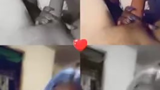 Ebony StepSister wanted to play in filter! So she used one to suck my long dick💦