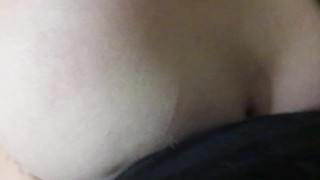 He sits on my 17" Raging Rhino and I CUM Hard