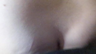 He sits on my 17" Raging Rhino and I CUM Hard