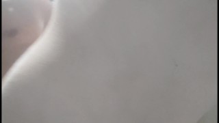 Hot sex from sexy couple in bathroom