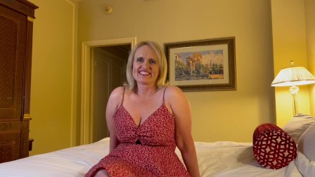 Casting Curvy: Busty 50 Year Old Thick Married PAWG MILF