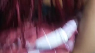 Submissive slut gets all her holes fucked in public at the nightclub bathroom (POV)