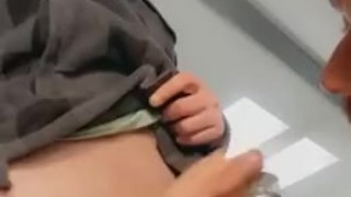 Morning stroke suck and blow