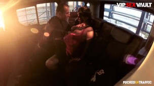 Naughty Euro Babe Francesca Di Caprio Got So Horny She Banged The Cab Driver - VIP SEX VAULT