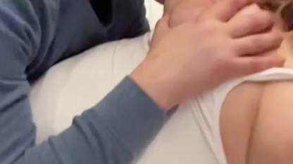 Hot Blonde Big Natural Pierced Tits Breastfeeds in Slow Mo Mesmerize