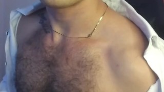 Modelo Colombiano se masturba con corrida masiva