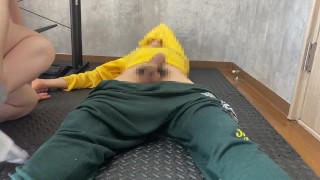 【オナニーしながら...】昼寝中の同居人に勝手に挿入したら起きて撮影された
