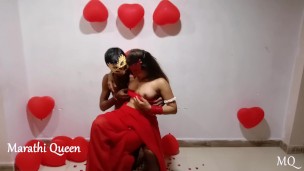 Married Couple Celebrating Valentine Day With Hot Sex