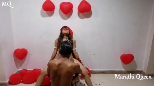 indian Valentine Last Day Intense Hot Sex With Hot Cum On Ass