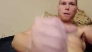 Cum spray from huge cock