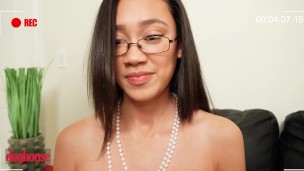 Dog House - Sexy Madi Laine In Her Nerdy Glasses Shows Her Amazing Body & Gets That New Job