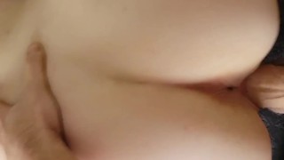 White girl with a fat ass gets pounded doggystyle by hung latino