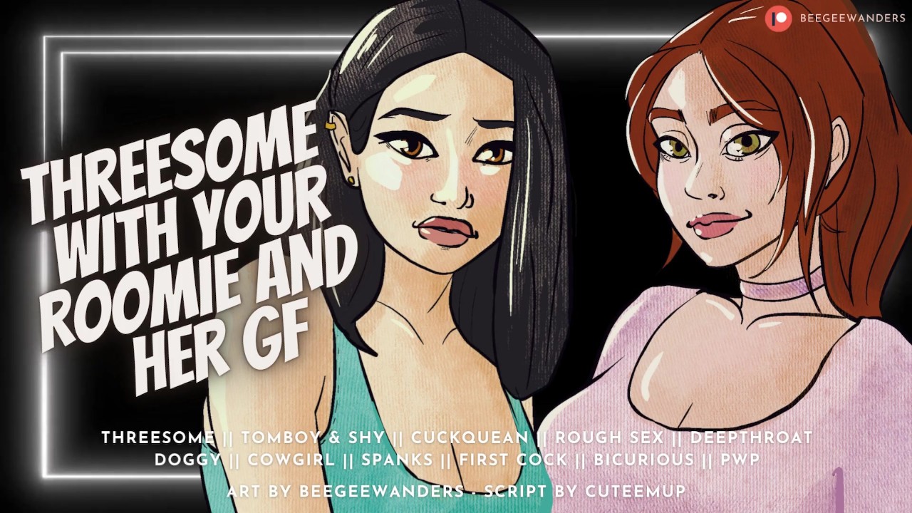 Preview 5 of Threesome With Your Bicurious Roomie & Her Girlfriend [cucking Your Roomie] | Audio Roleplay
