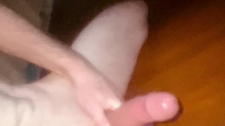 Stroking my big dick