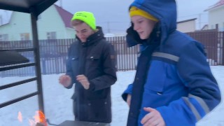 #454 Twinks fuck in the barn 