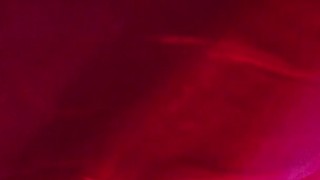 strobo ligths and water girl