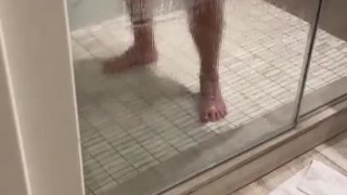 Caught My Stepmom In The Shower - Latina Milf