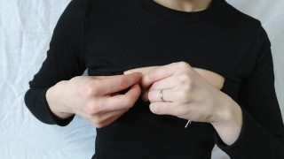 無修正 人妻 個人撮影 乳首調教 誰か縛って １人SM hentai