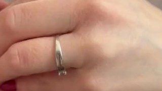 Blowjob and cum on nylon