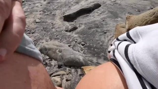 Quick Fuck on The Public Beach 🏖️ With My GF👸🏼