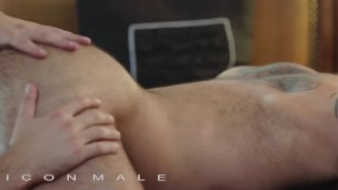 Iconmale - Jake's Chest Hair Turns On Silver He Starts Dry Humping Him Until His Dick Gets Hard