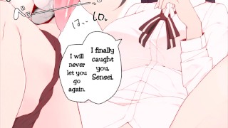 【Lewd Comic/Doujin Dub】 "Giantess! Anime Girl Claims Her Beloved Sensei~"【Art: Odoru London】