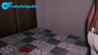 Latin Babe! Threesome night with his stepbrother and girlfriend! Naty Delgado & Stefany and Juan