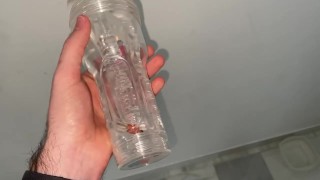 Macrophilia - tiny cum slaves trapped in giants fleshlight