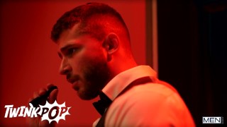 Twink Pop - Straight Guys Joey Mills & Felix Fox Secretly Stroke Each Other's Cock At The Cinema