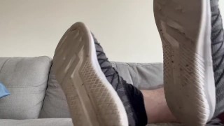 Sweaty Gym Shoes Feet Socks Barefoot Foot Fetish Play & Worship