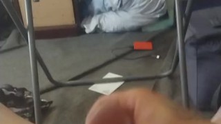 Daddy Jerking Off For Fans and Subscribers and Shoots Cum All Over Himself