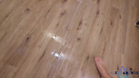 Tiny Oiled Slut Makes A Mess With Huge Cock - WARNING, INSANE SQUIRTING!!!