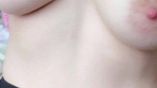 Babe with Big Bouncing Boobies