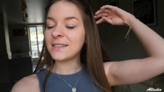 GAGNE un LIVE privé GRATUITEMENT ! Quickie contre le lavabo avec les doux rayon du soleil