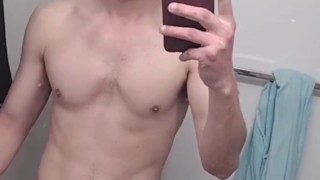 Sexy shower 🚿 hot guy strip tease (TheTotalpkg)