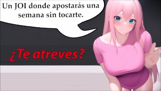 JOI hentai con un juego para masturbarse. ¿Apuestas?