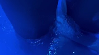 Blonde with sex toys in the bathroom. Blowjob, big cock🍓🍓🍓🍒🍒🍒