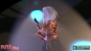 Futa3dX - Live This FUTA FANTASY With A Big DIcked Brunette Fucking A Juicy Hot Blonde