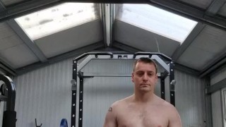 LongJohn0Hara walkinga round the gym with his cock out