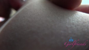 GFE experience with Kallie Taylor blonde pomstar oral session and footjob