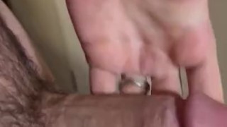 Intensely Stroking My Hard Hairy Cock, I wish you were here with me