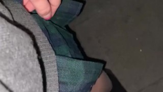 外でおもらしする