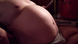 Big Belly Inflation While Sitting