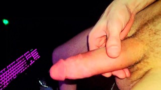 Please don't walk in on me edging my hard throbing cock right now fuck...I Almost caught at the end!