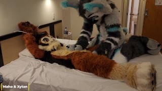 Naughty Husband Plays With Her Little Wife - Dildo Playing And Mursuit - Maho & Xytan