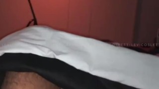 POV: Disabled Hairy Stud Wide Awake - Late Night Jerk